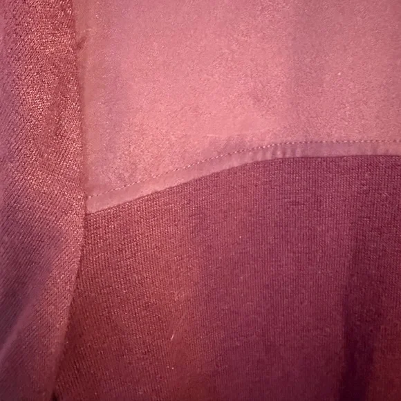 41 Hawthorn V-Neck Knit Top 3/4 Sleeve Burgundy Women's Size M - Picture 5 of 8
